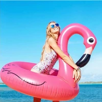 flamingo inflatable swimming ring for pool adult child swimming mattress float rubber ring swim circle pool toys beach party