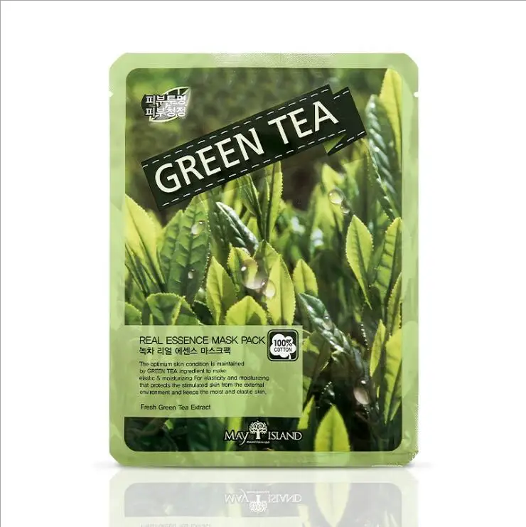 15-Green Tea 15 цветов, маска для лица I'm REAL Tony moly, увлажняющая, против старения, сужает поры, Корейская листовая маска для лица, косметика - Цвет: 15-Green Tea