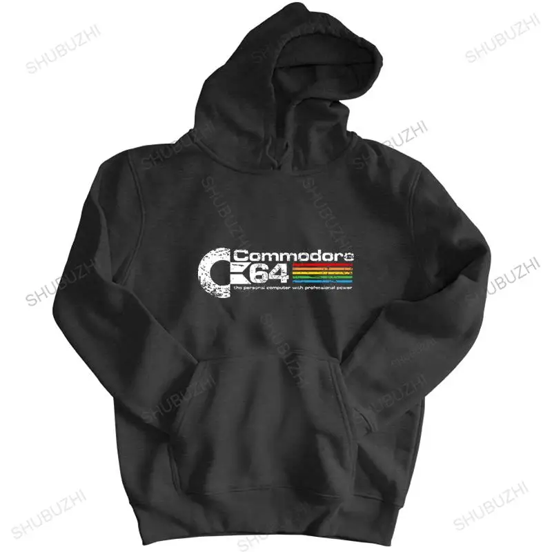 

man cotton jacket zipper hoody Promotion Commodore 64 hoody For Men fashion Custom Printed Adult brand winter hoodie for boys