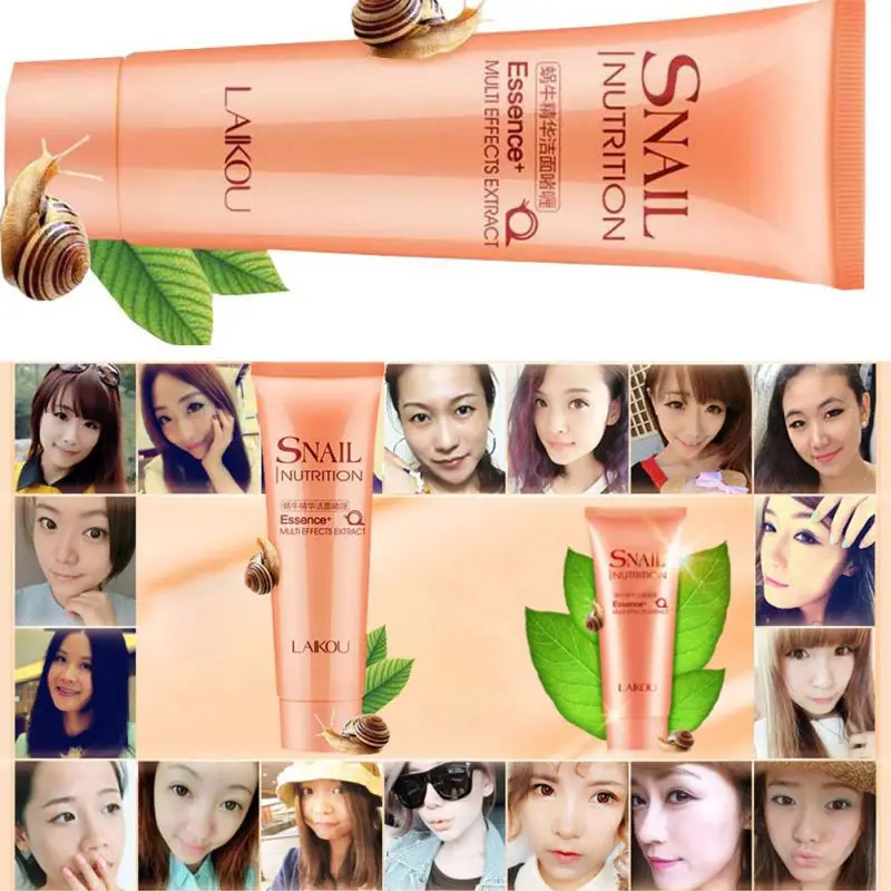 Уход за лицом Улитка эссенция очищающий гель глубокое очищение сужающийся