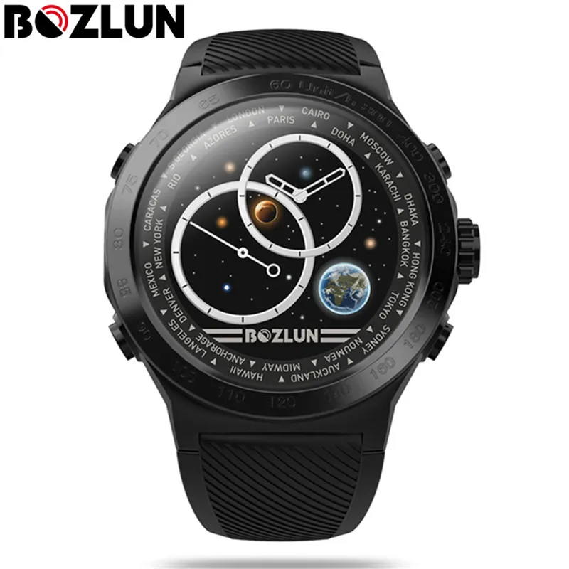 Black Bozlun W31 Смарт-часы спортивные фитнес-трекер монитор сердечного ритма Вибрация напоминание IP68 Водонепроницаемые Смарт-часы для женщин и мужчин - Цвет: Black
