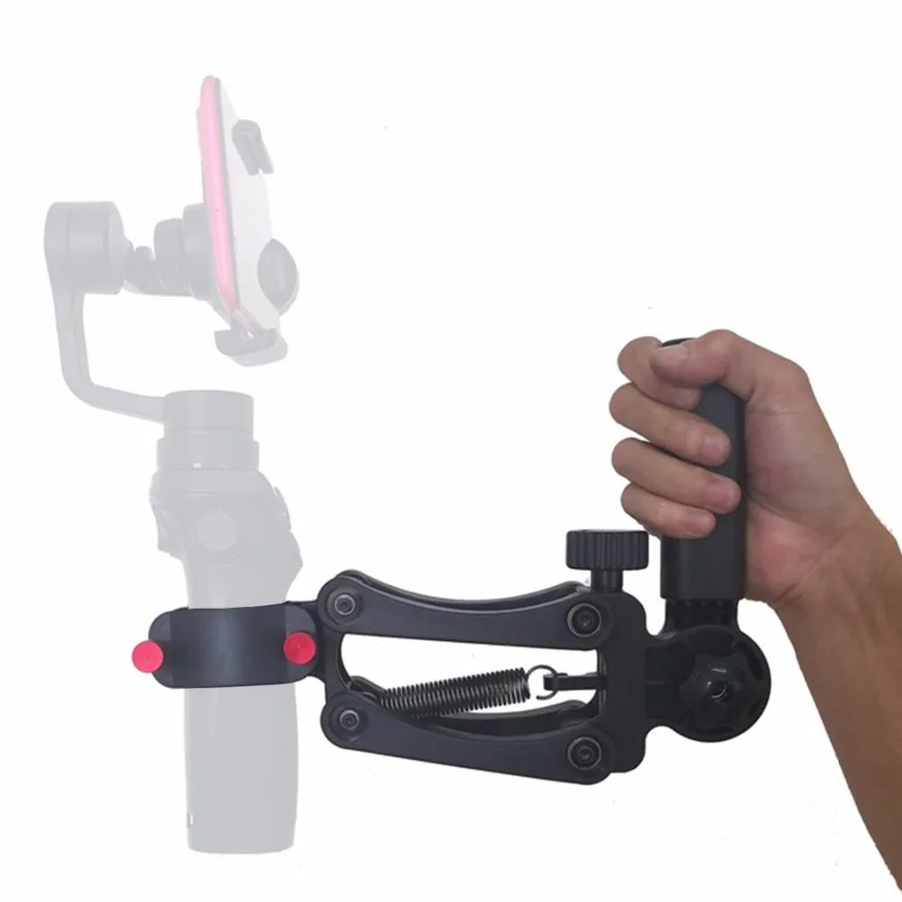 Z-axis пружинный амортизатор ручка держатель для телефона Gimbal кронштейн для zhiyun smoolu4 для DJI OSMO 2/MOZA mi ni-mi/feiyu стабилизатор