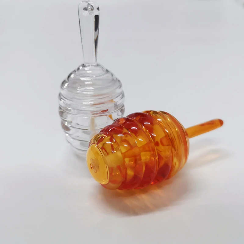 Прозрачный/янтарный медовый Пластиковый пустой блеск для губ трубка