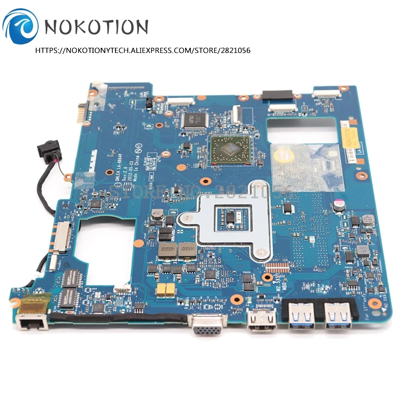 NOKOTION QMLE4 LA-8864P для Samsung NP365 NP365E5C NP355V5C материнская плата ноутбука разъем FS1 DDR3 полный