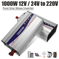 1000w peak 12v 24v to 220v pure sine wave inverter power inverter converter power inverter converter transformer power supply