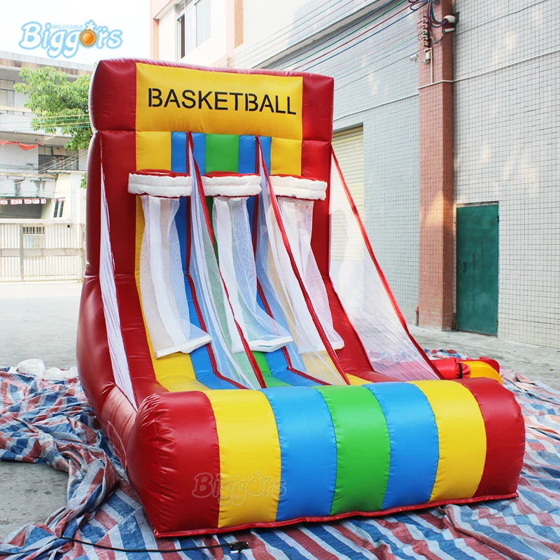 

Спортивные игры на улице коммерческий надувной баскетбольный 3 кольца детский игровой обруч