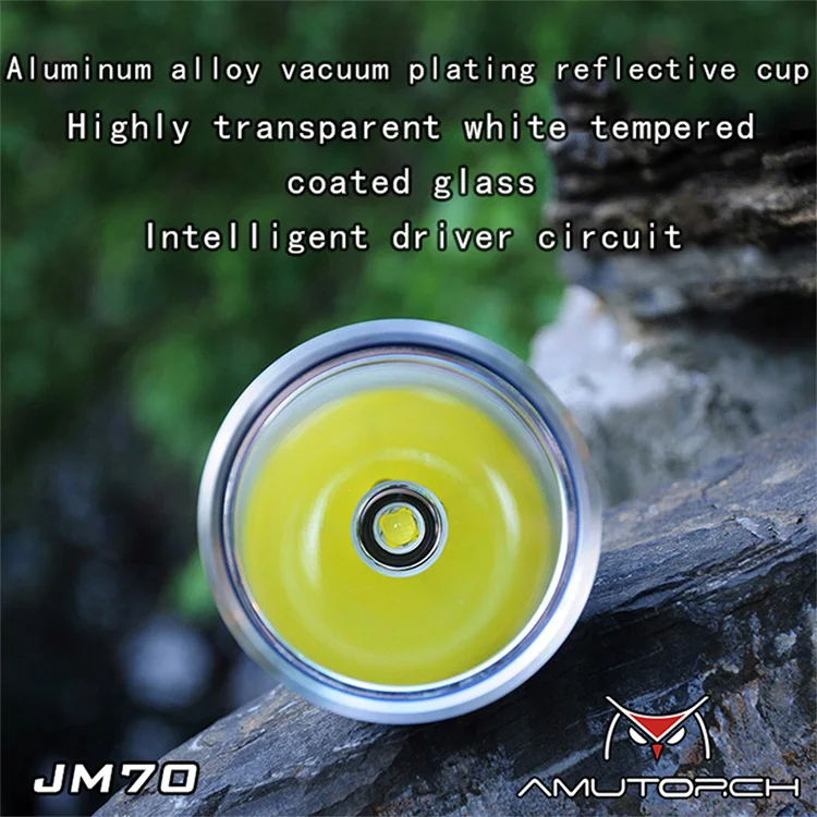 Amutorch JM70 CREE XHP70.2 4000лм 716 м дальность луча Метчик Flashllight поиск охота 26650 фонарик