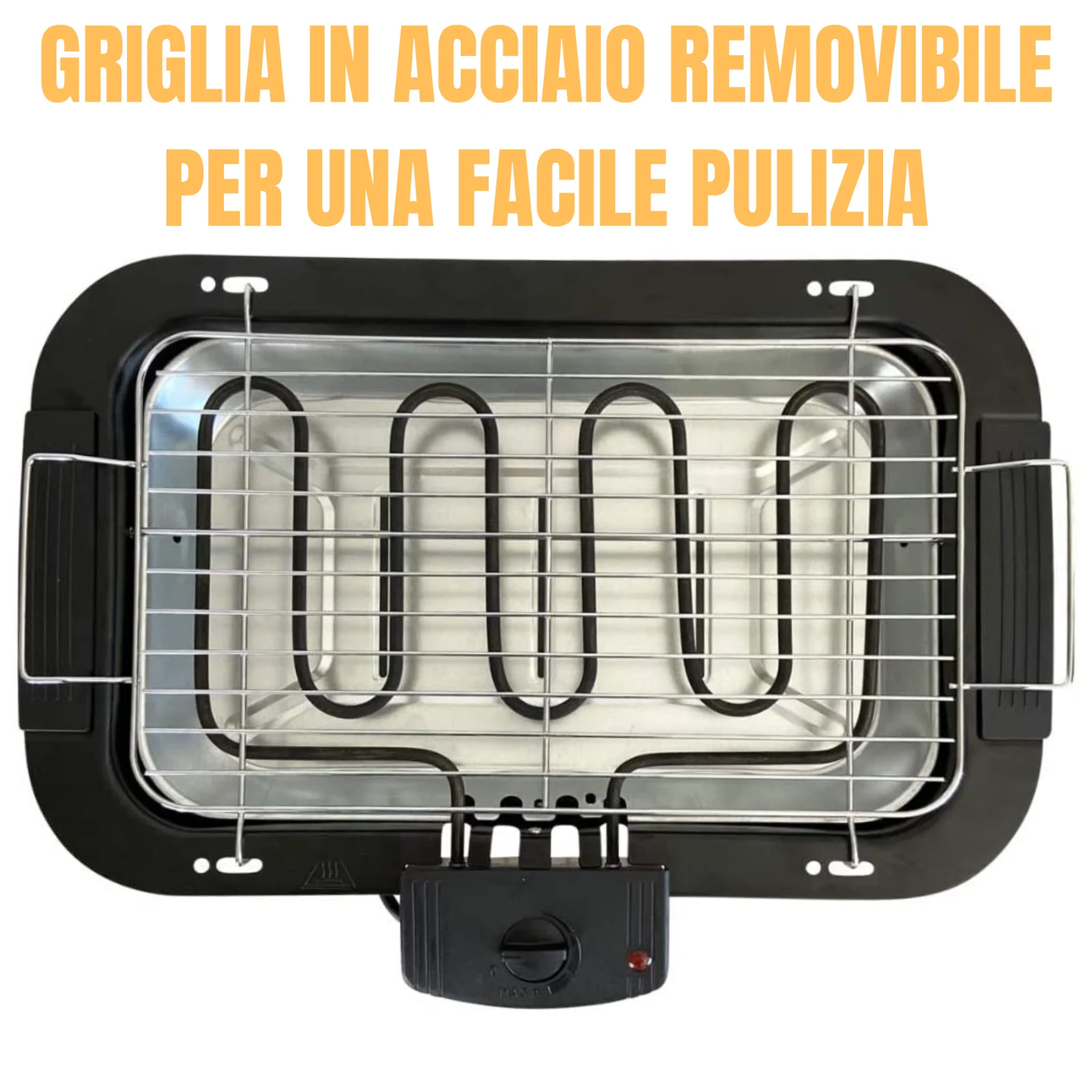 Барбекю ELETTRICO GRIGLIA BISTECCHIERA BBQ PIASTRA DA GIARDINO TAVOLO 2000W | Игрушки и хобби