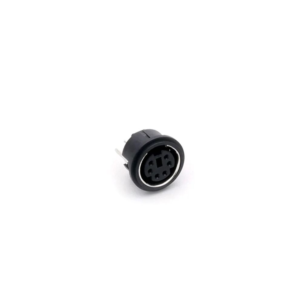 Переходник Mini DIN Female 6 контактов PS2 Jack S 20 шт. 180 градусов для пайки 100 | Обустройство