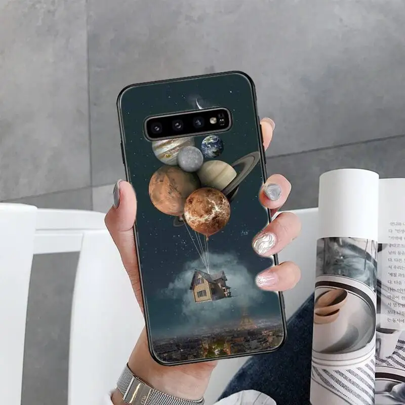 

Space Planets Earth Mars Phone Case For Samsung Galaxy S7 S8 S9 S10 S10e S20 s21 s30 plus lite Ultra 5g