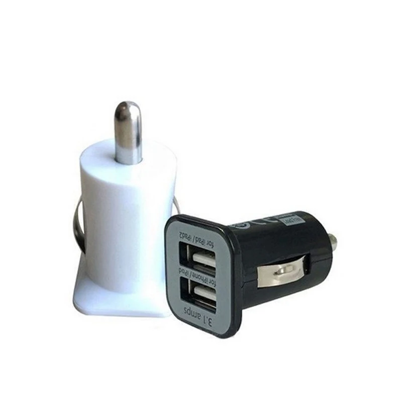 Автомобильное зарядное устройство с двумя USB портами 3 1 А 12 В постоянного