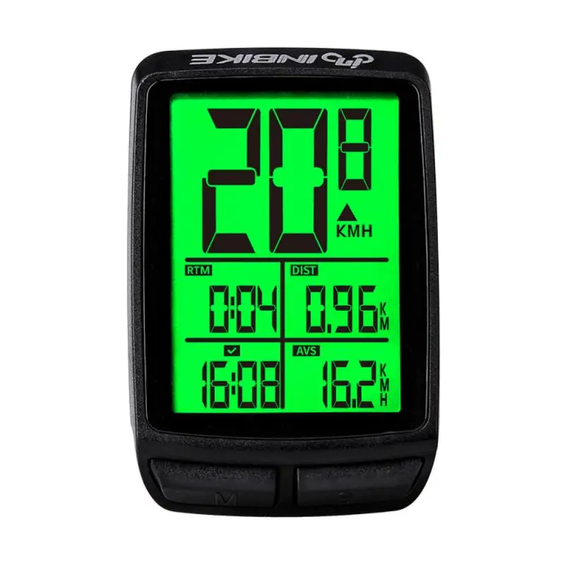 

INBIKE MPH KMH Waterproof Cycling Bike Bicycles Computer Odometer Speedometer Digital Wireless Bike Bicycle Speedometer Odometer