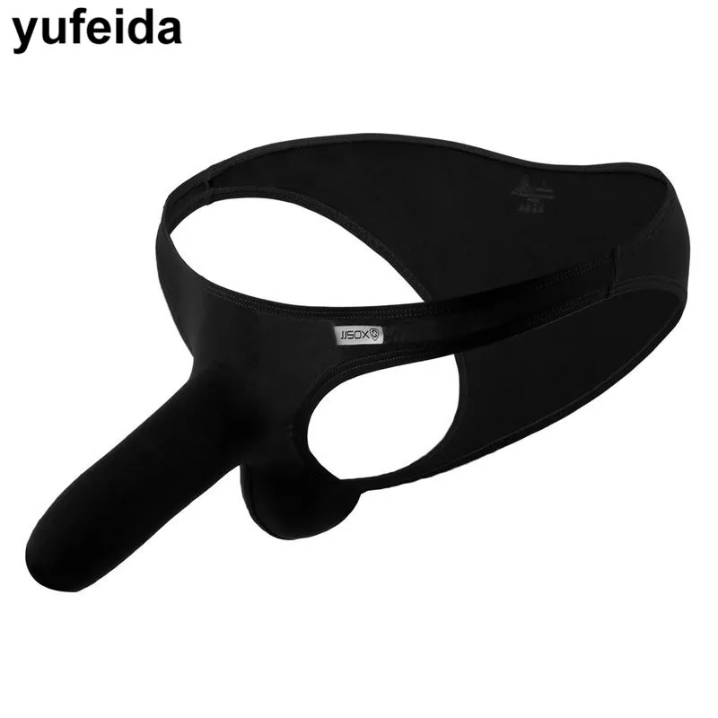 Сексуальное мужское нижнее белье трусы с мешочком для пениса сексуальное