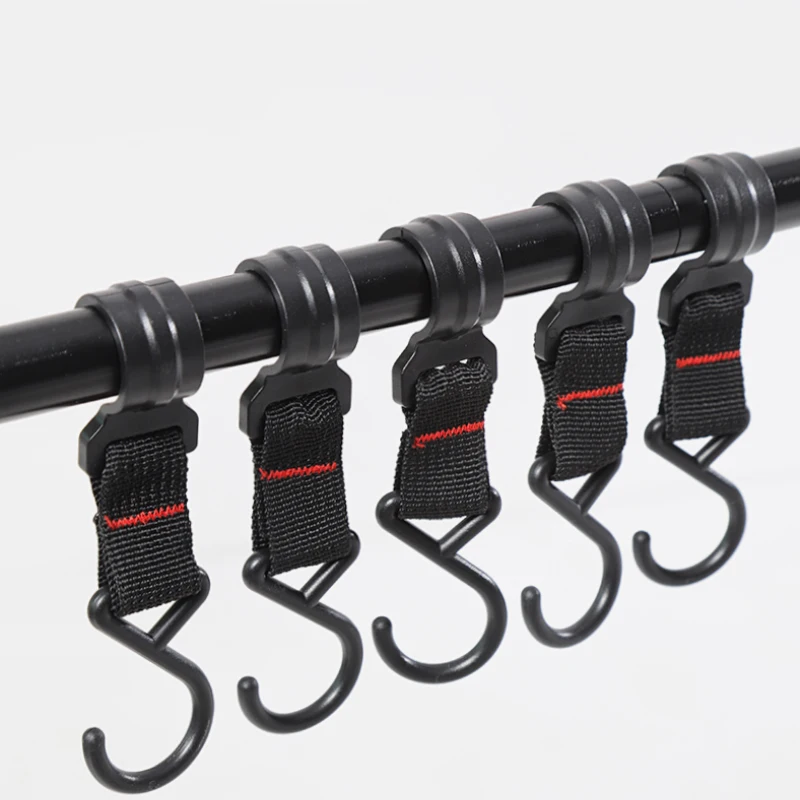 

Lightweight outdoor Folding Camping Shelf Aluminum Alloy Clothes Storage Hanger Cookware Eequipment Hanging Rack Triangle Rack