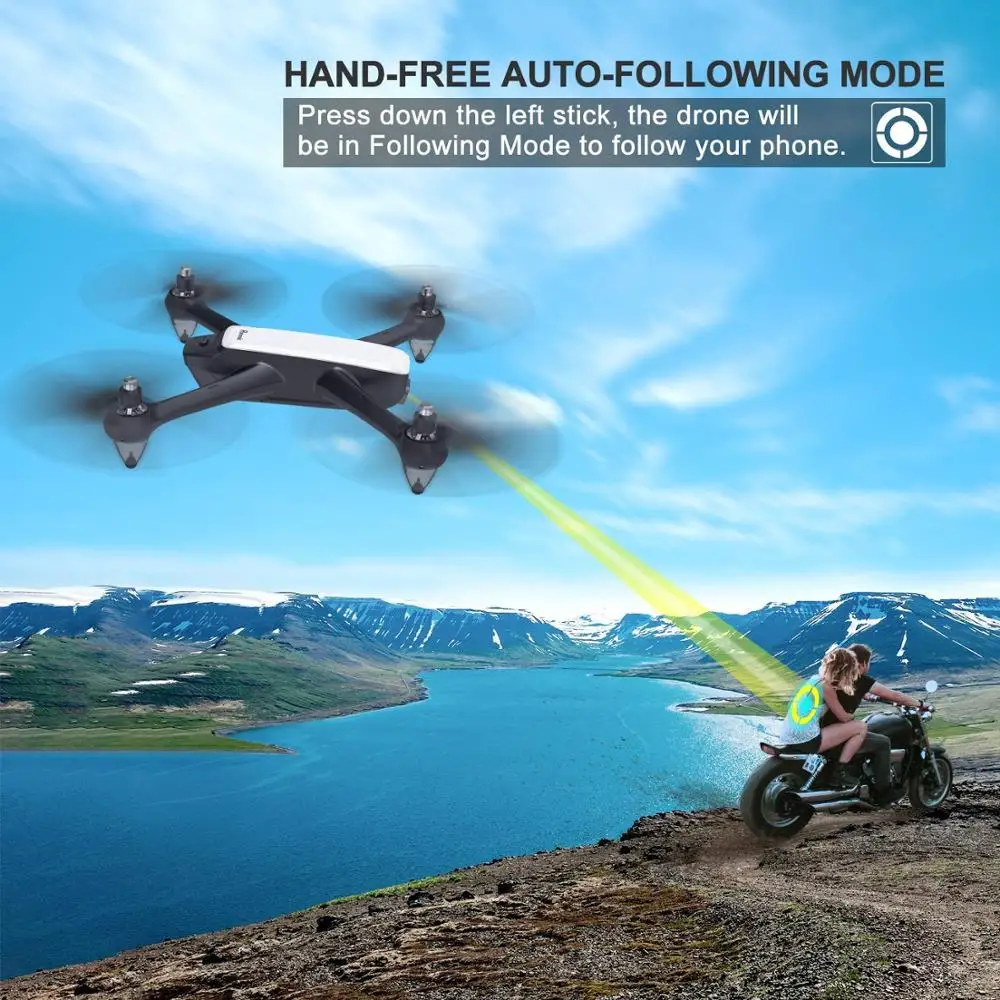 Potensic D60 Дрон с камерой 1080P Профессиональный FPV Wi-Fi RC дроны удержание высоты авто