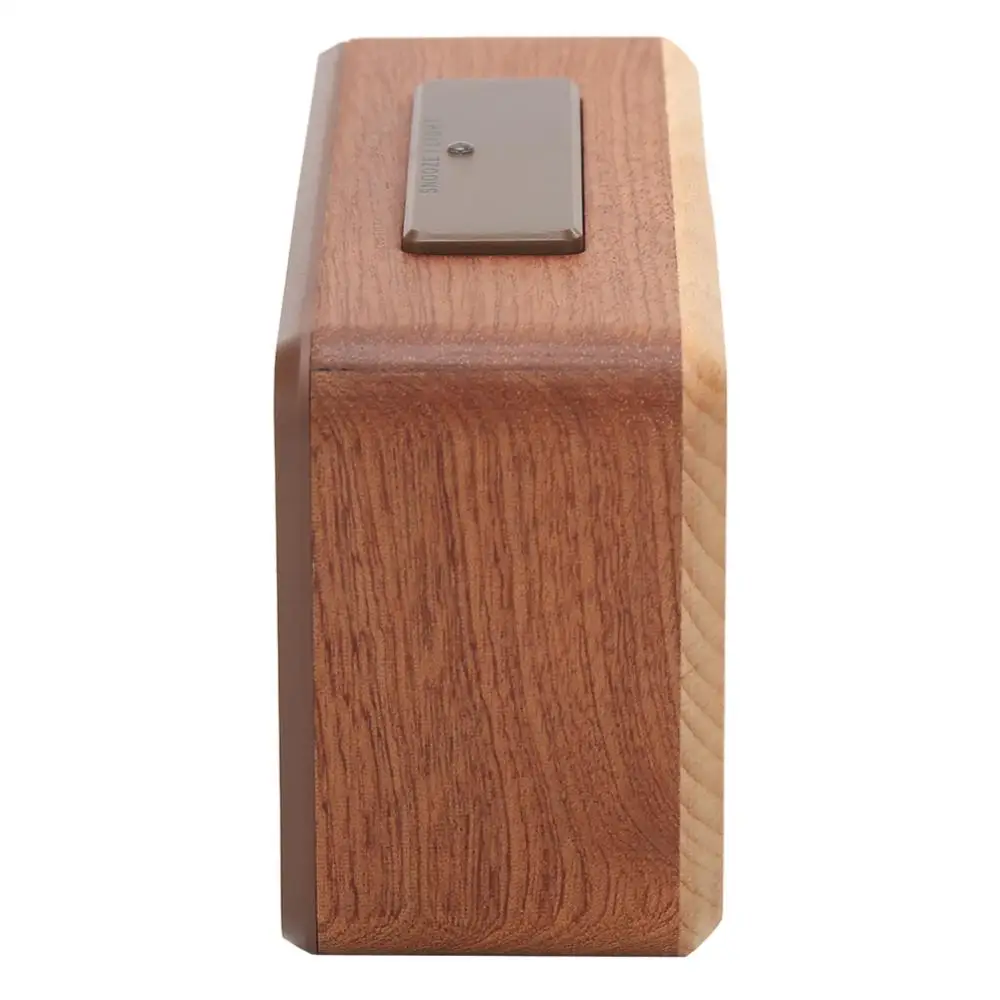 2 яркость светодиодный Настольный Будильник Повтор Настольные часы электрические часы диммер Пробуждение светильник с двойным USB зарядным кабелем
