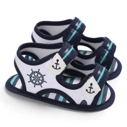 Новые летние крутые сандалии для младенцев парусиновые детские маленьких