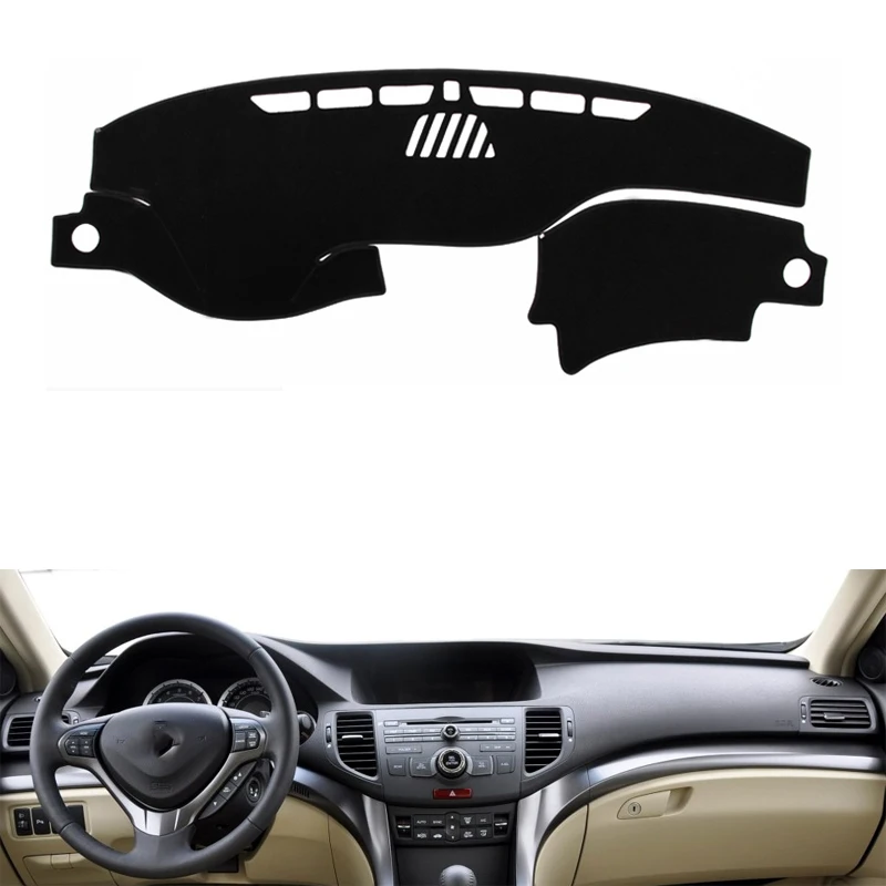 Для Honda spirior 2009 2010 2011-2013 крышка приборной панели солнцезащитный козырек нескользящий коврик для приборной панели ковер наклейки для автомобиля аксессуары для интерьера