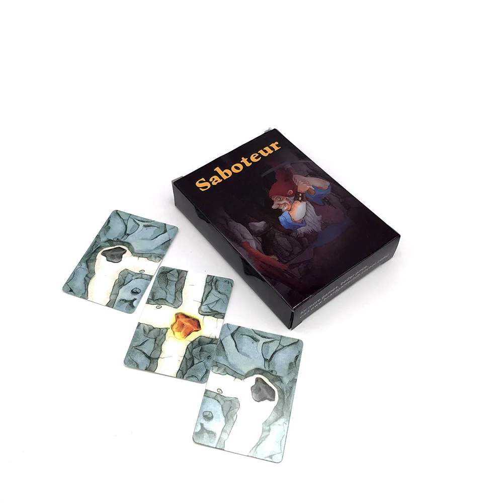Saboteur 1 или saboteur + 2 настольные игры на английском языке jogos де табулейру гном Шахтер
