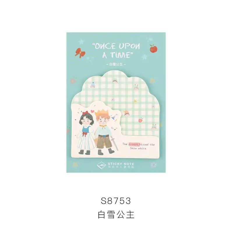 30sheets/pack Fairy Stories Kawaii Sticky Notes Memo Pad School Supplies Planner Stickers Stationery - Цвет: H
