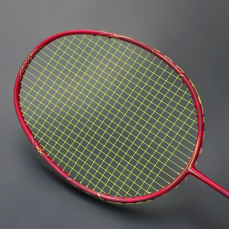 Супер светильник 8U 62-67 г Профессиональная полностью углеродная ракетка для бадминтона ультра светильник Raquette 22-30 фунтов Z-speed Force Free String Bag