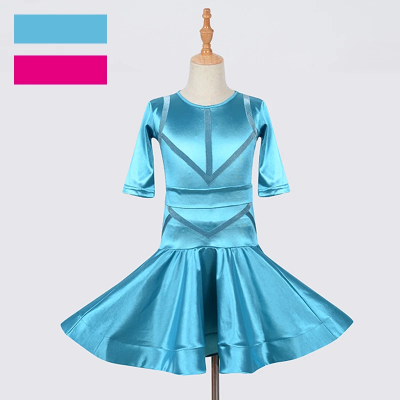 Детское платье для соревнований по латиноамериканским танцам Одежда девочек