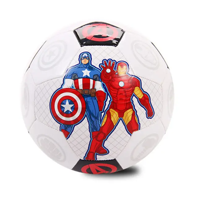 

Disney Cartoon Marvel No. 3 PVC Sewn Football Children Wear-resistant Spider-Man Iron Man Cartoon Football