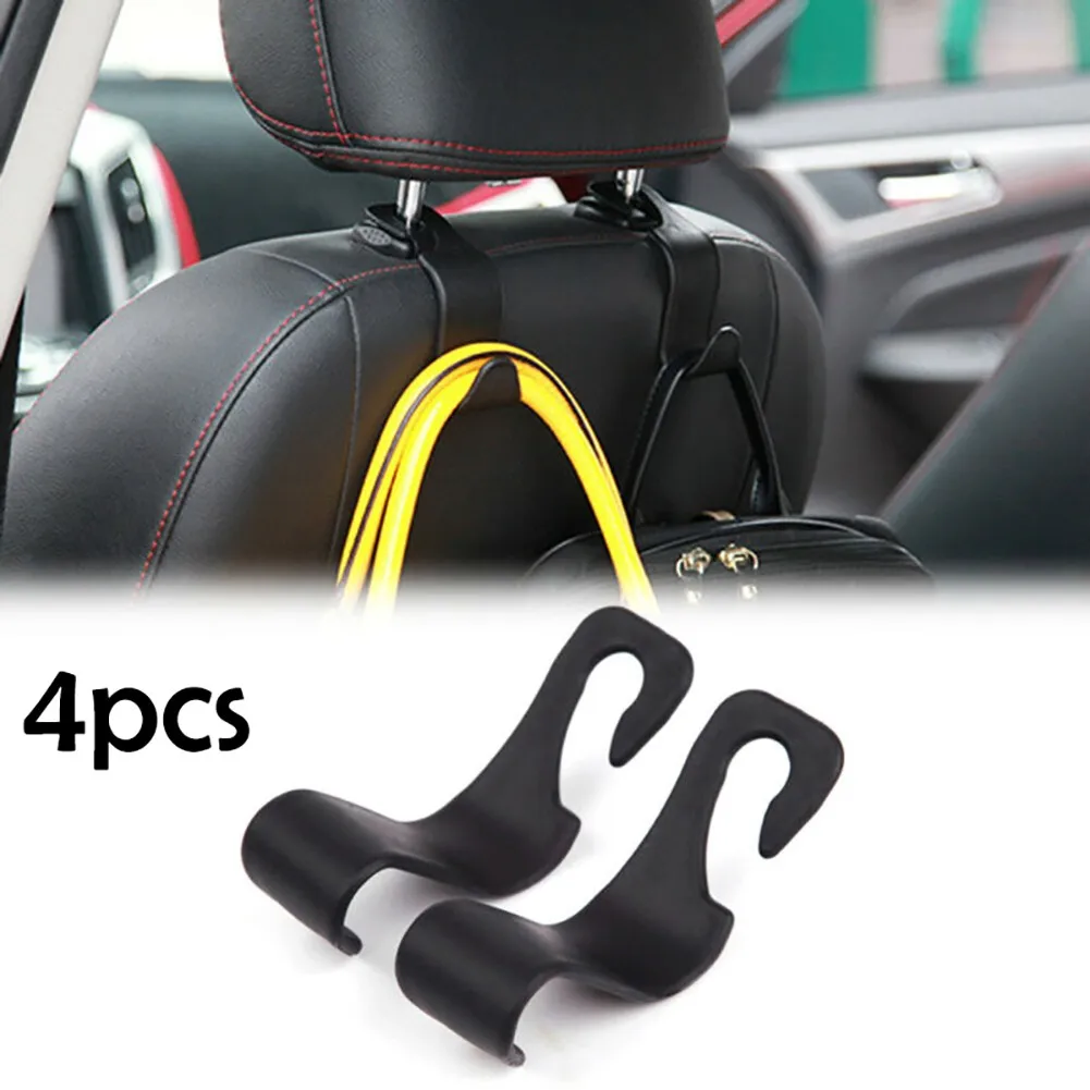 

Bag Car Seat Hook Black Clip Headrest Organizer Parts Tool Accessories