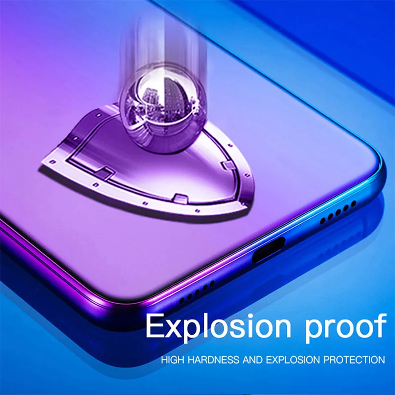 Закаленное стекло с полным покрытием для Xiaomi Redmi Note 8 7 Pro 8T 8A защита экрана