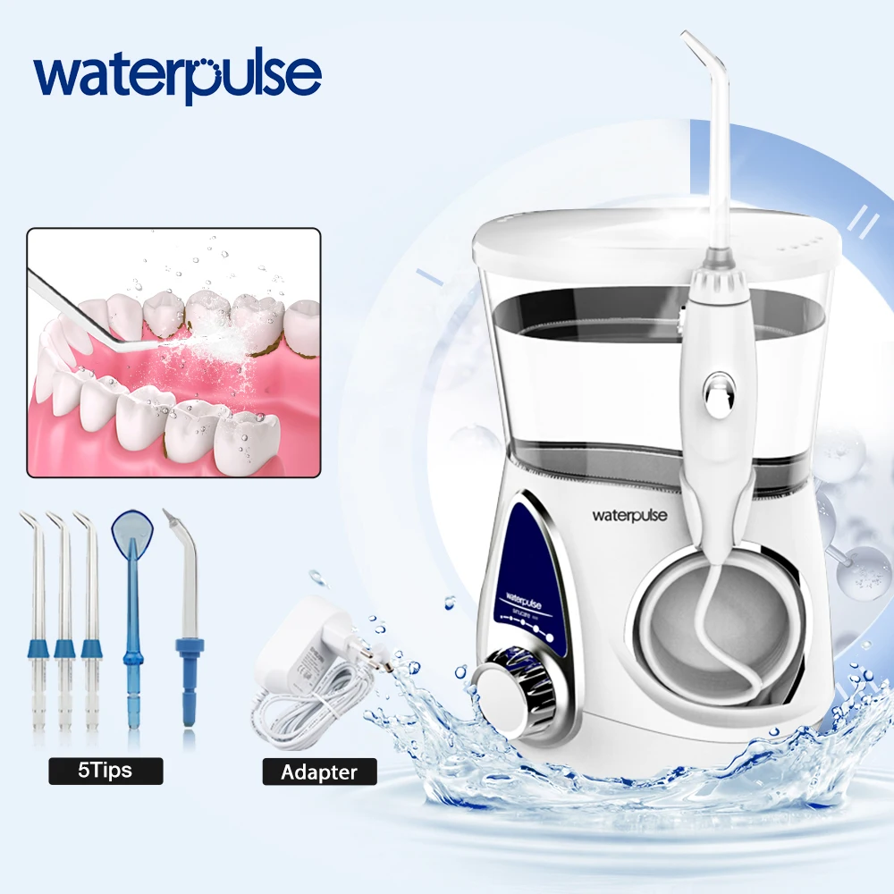 Ирригатор полости рта Waterpulse V600 5 насадок 700 мл | Бытовая техника