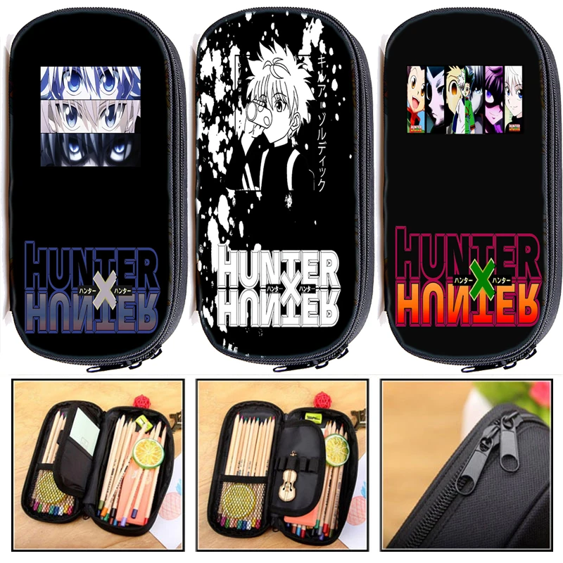 

Пенал для карандашей детский Hunter X Hunter, с мультяшным аниме-принтом