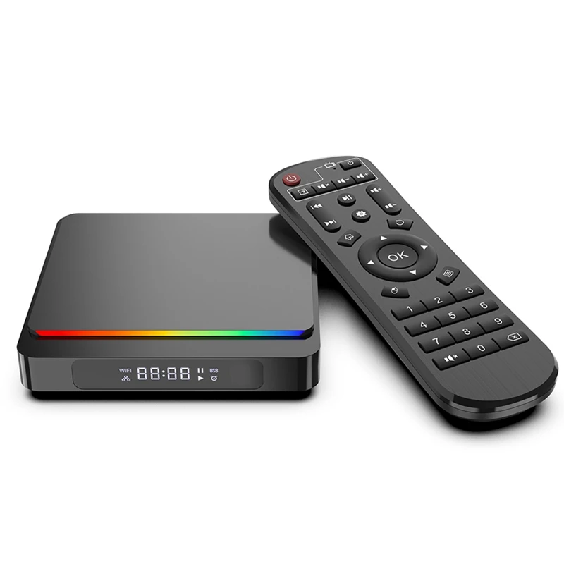 

Приставка Смарт-ТВ X4 PRO, Android 2021, Amlogic S905X4 AV1, 4 + 32 ГБ, 4K, 2,4 ГГц