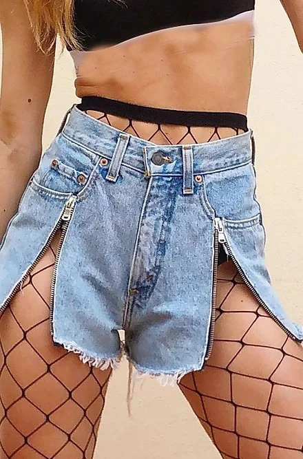 summer new 2021ss women denim shorts ladies zippers cowboy short pants trouse ddxgz2