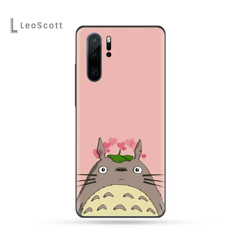

Cartoon Studio Ghibli Totoro Phone Case For Huawei P9 P10 P20 P30 Pro Lite smart Mate 10 Lite 20 Y5 Y6 Y7 2018 2019