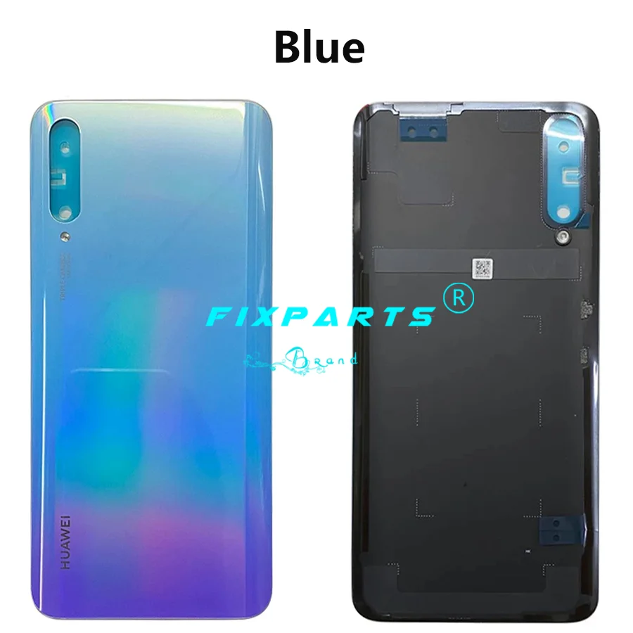 Оригинальный Huawei Y9S задняя крышка батарейного отсека стеклянный корпус Дверь