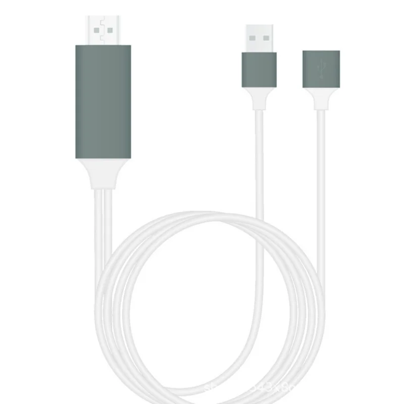 1080PHDMI HDTV кабель для цифровой av адаптер Lightning iphone 8 7 6s 5s 8plus контактный зарядный usb HD