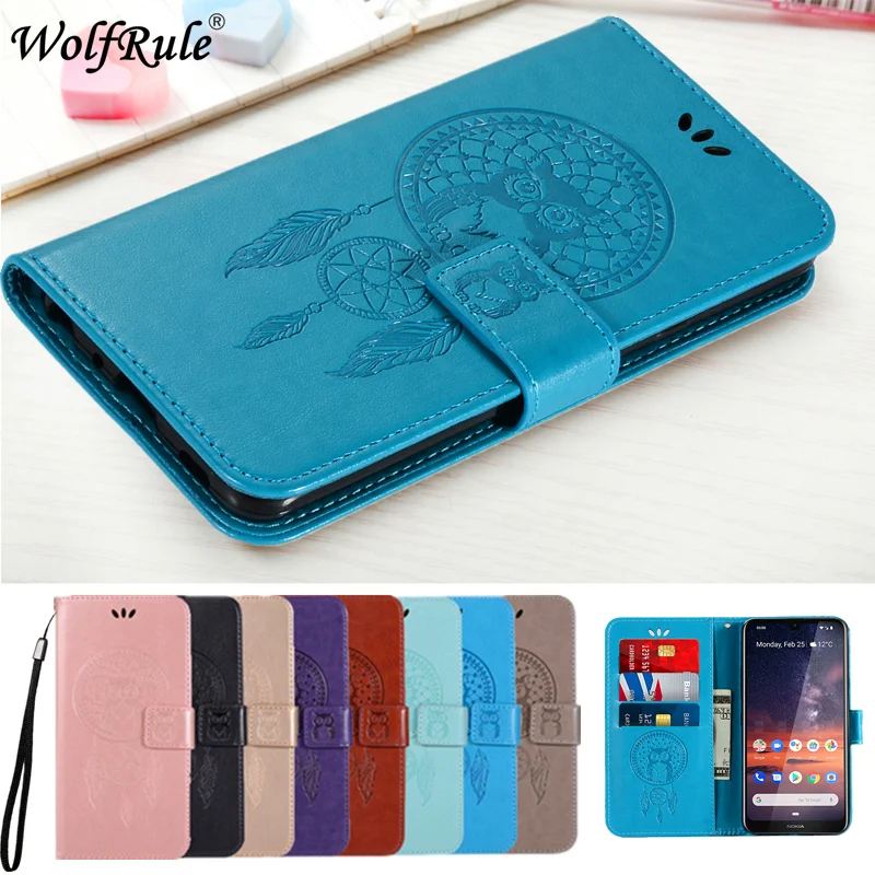 

Wolfrule Case For Nokia 3.2 Case Owl Fashion Wallet Leather Phone Bag Case For Nokia 3.2 Cover Fundas For Nokia 3.2 Cover Coque