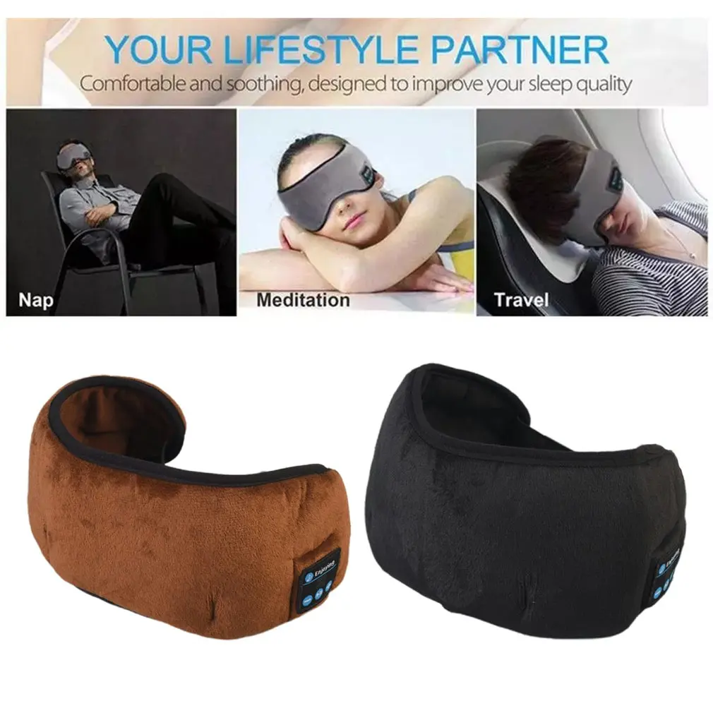 Wireless Music Comfortable Sleep Mask Headset Call Song Switching Smart Breathable Relaxing Eye | Дом и сад