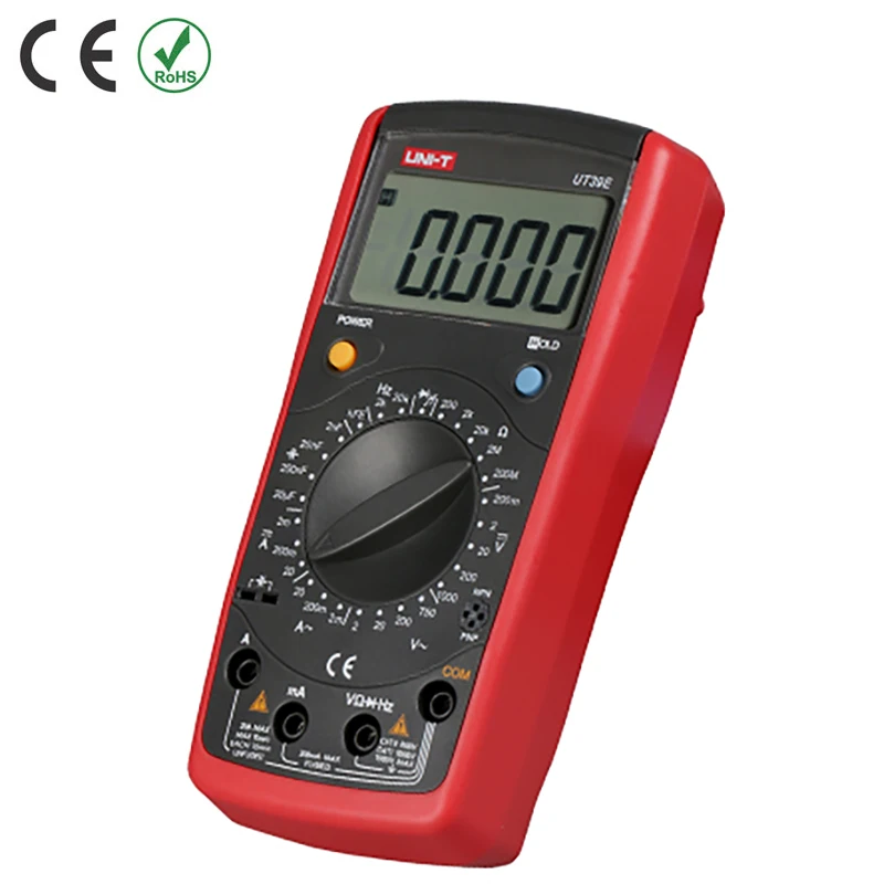 Технические параметры UT39E электрические 19999 отсчетов хранение данных