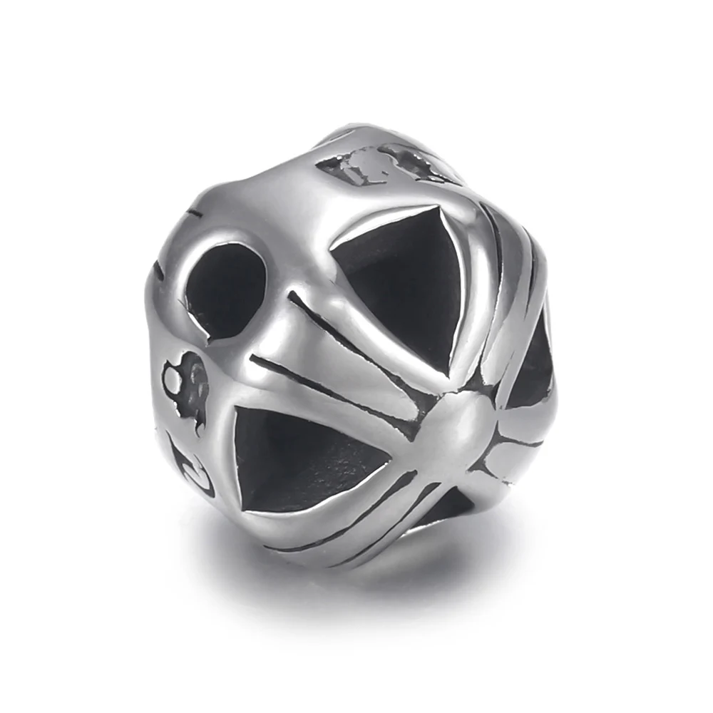 Бусина-Руна из нержавеющей стали отверстие 2 5 мм для изготовления ювелирных