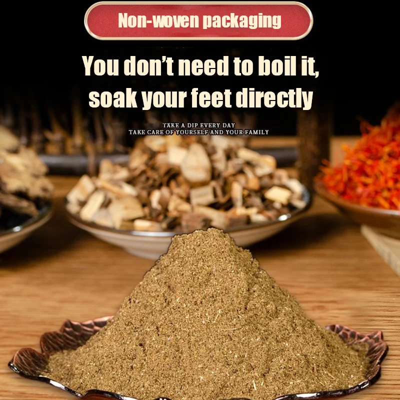 Foot Bath Powder Spa Packs Herbal Wormwood Hot Bathing Body Care Relax Anti Insomnia Detox Health | Красота и здоровье