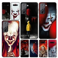 silicone cover the clown horror it for samsung galaxy s21 s20 fe ultra s10 s10e lite s9 s8 s7 s6 edge plus phone case