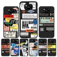 Fashion Label Phone Case For Xiaomi Poco Pro Case Funda Xiaomi PocoX3 NFC Pro Pocophone Cover Silicon Shell