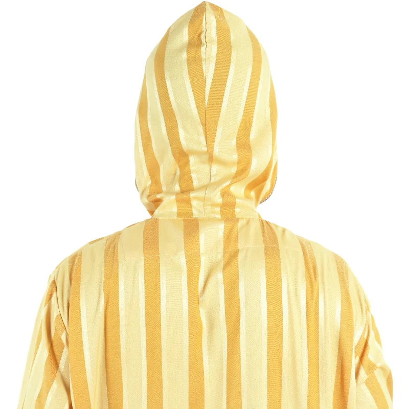 

Islamic Clothing Men Djellaba Man Muslim Moroccan Hooded Design Islamic Men Cotton and Linen Striped Robe Jubba Thobe