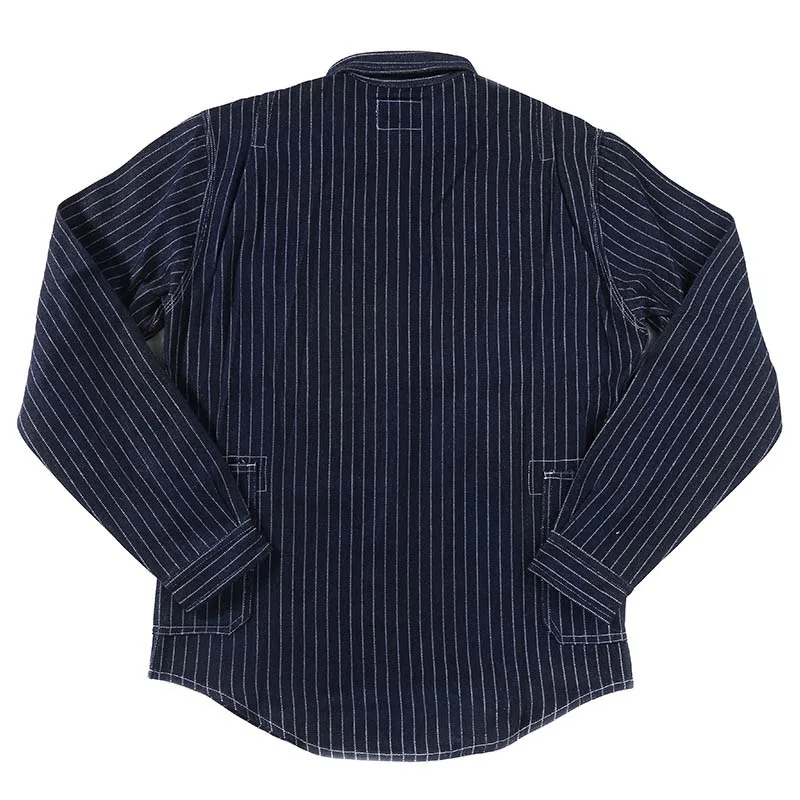Mcikkny Vintage Men's Cargo Worker Jeans Shirts Solid Color Casual Denim Male Washed Size S-XL | Мужская одежда