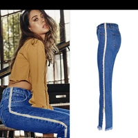 2022 flare jeans woman high waist vintage pants plus size streetwear denim trouses femme pantalones sides bifurcation jeans