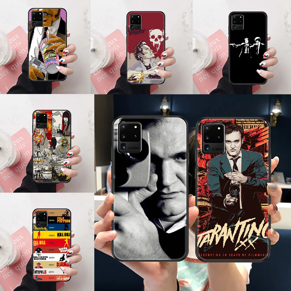 

Written Directed Quentin Tarantino Phone case For Samsung Galaxy Note 4 8 9 10 20 S8 S9 S10 S10E S20 Plus UITRA Ultra black 3D