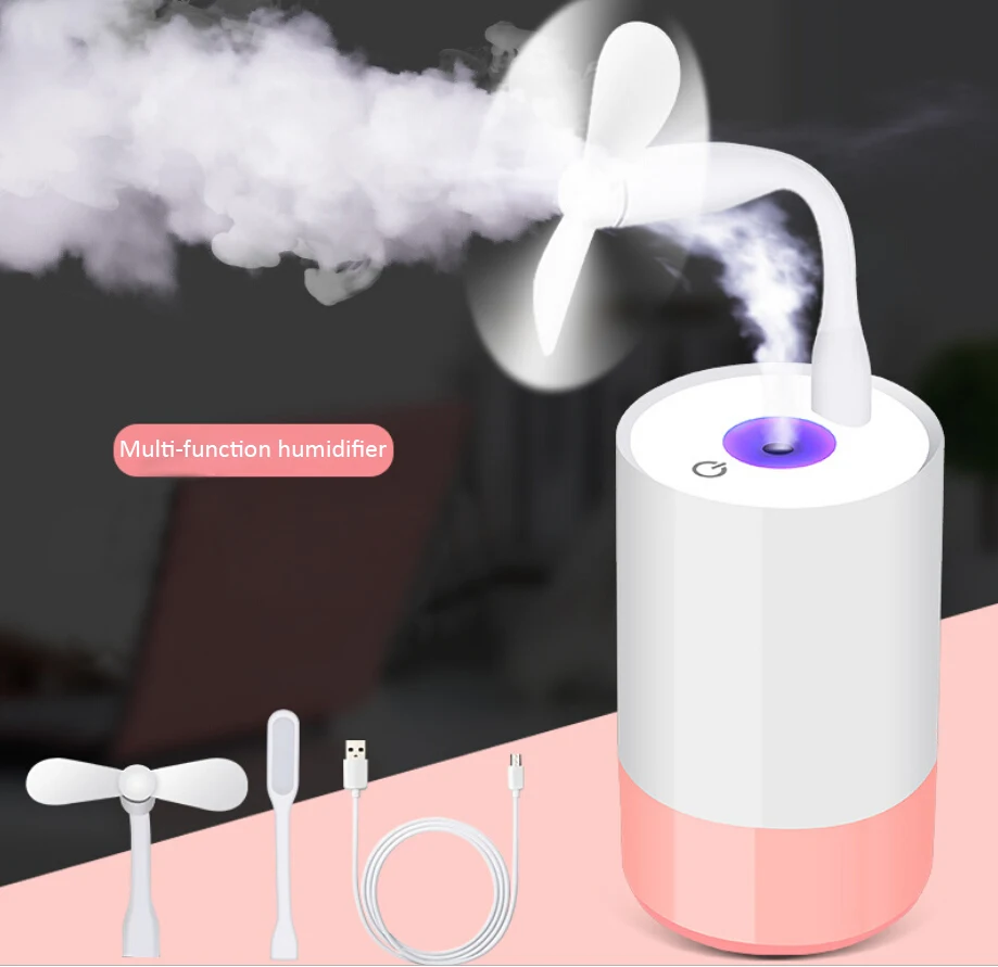 Креативный увлажнитель воздуха с вентилятором тумана СВЕТОДИОДНЫЙ Ночник