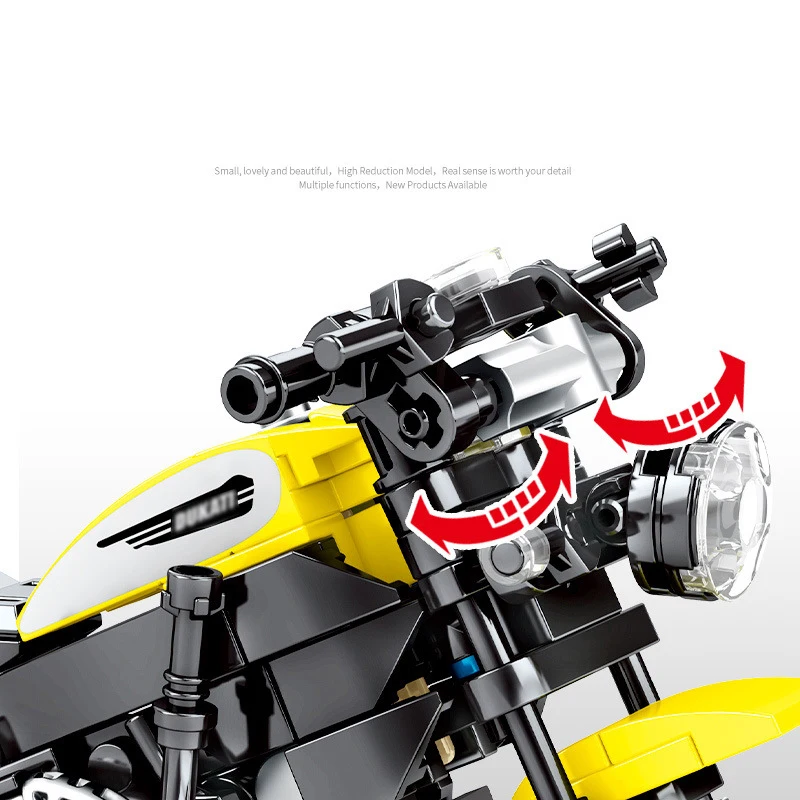 

SEMBO Motocross DIY Assembled Bricks Puzzle Toys Technic Motorcycle Racing MOC City Speed Motorbike Model Building Blocks