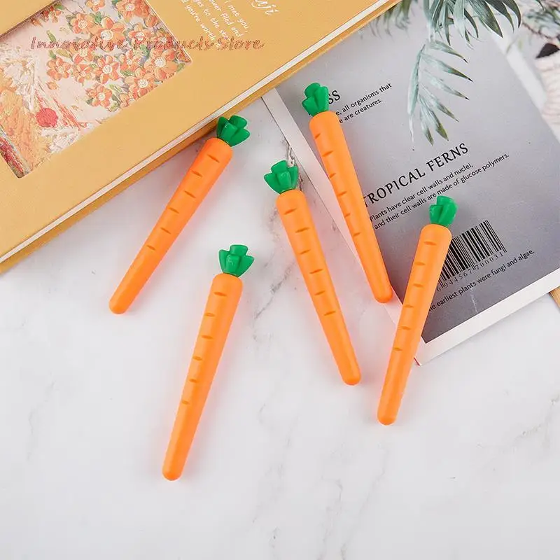1 шт. стираемая резиновая ручка в форме моркови | Канцтовары для офиса и дома